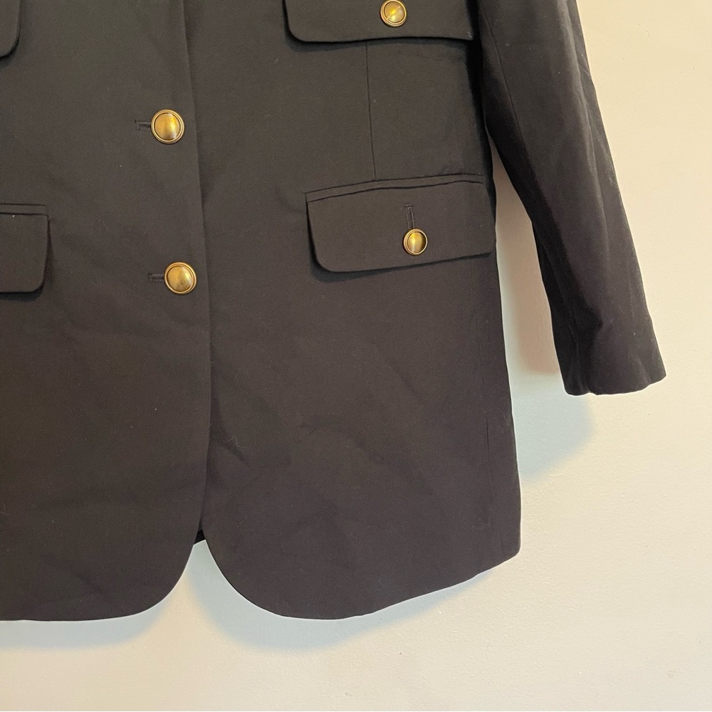 Saint Laurent Blazer Tuxedo lapel Black Jacket with Gold Buttons 40 - Picture 3 of 15